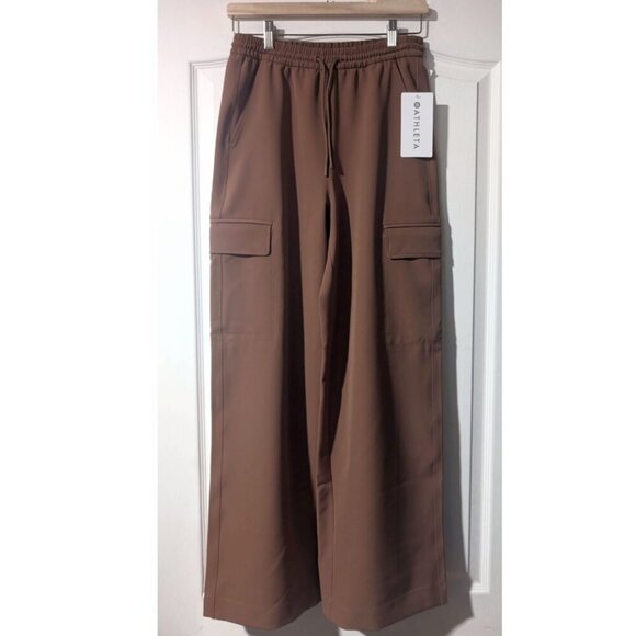 Athleta | Promenade High Rise Cargo Pant In Walnut - Picture 3 of 13